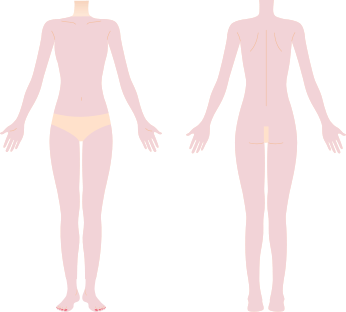 全身＋うなじプランの画像